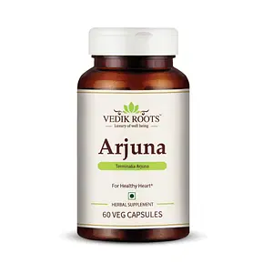 Vedikroots Arjuna Capsules - A Cardiac Tonic For Circulation And Heart Health