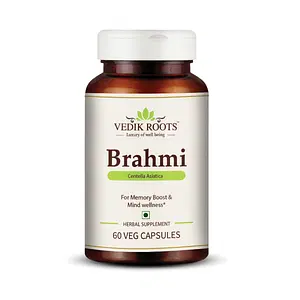 Vedikroots Brahmi Capsules - An Elixir For Mind And Memory