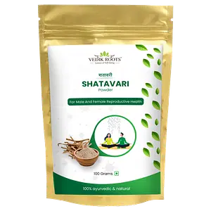 Vedikroots Pure Shatavari Powder – A Traditional Ayurvedic Supplement To Make You Feel Rejuvenated(100 GM)