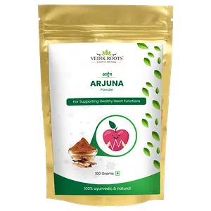 Vedikroots Pure Arjuna Powder – Natural And Pure Mix For Supporting Healthy Heart Function(100 GM)