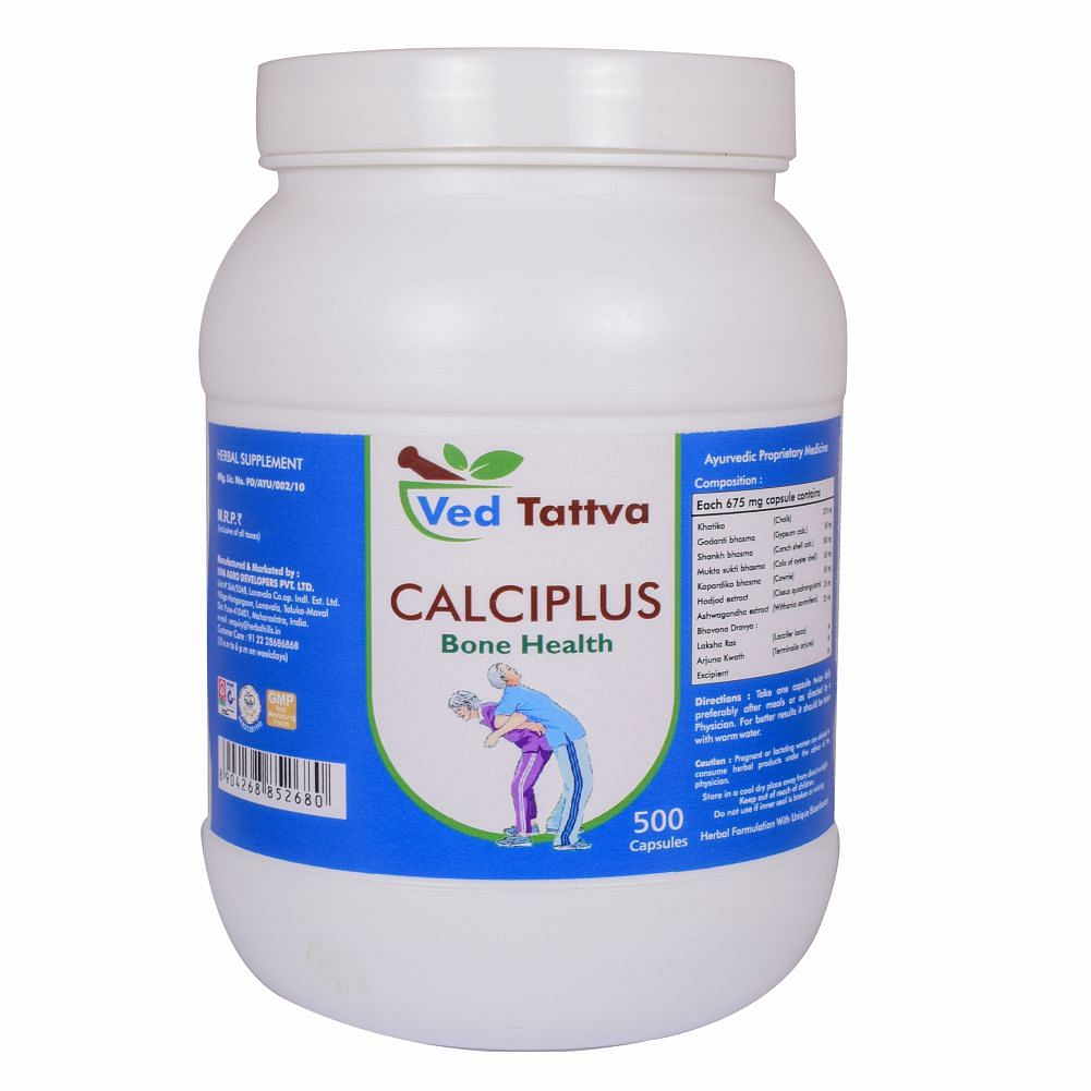 

Ved Tattva CALCIPLUS - 500 Capsules