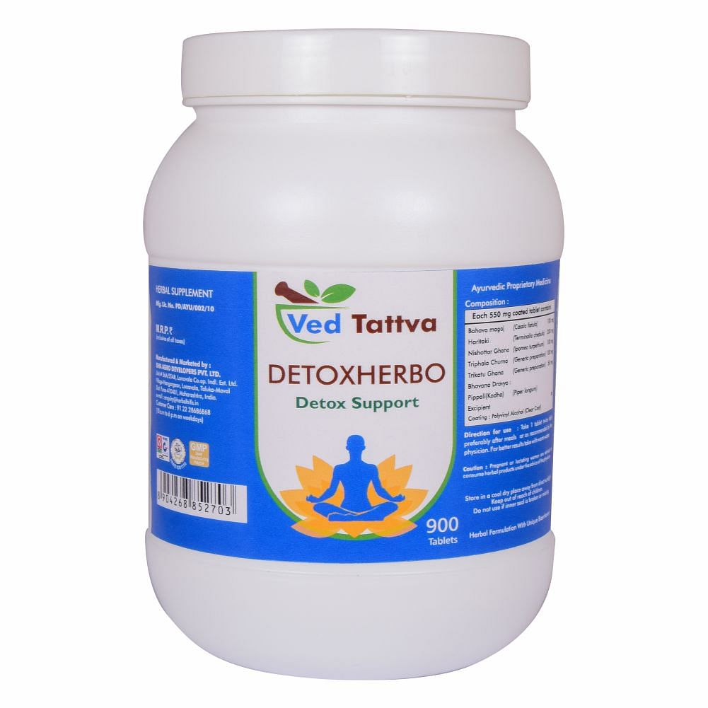 

Ved Tattva DETOX HERBO - 900 Tablets