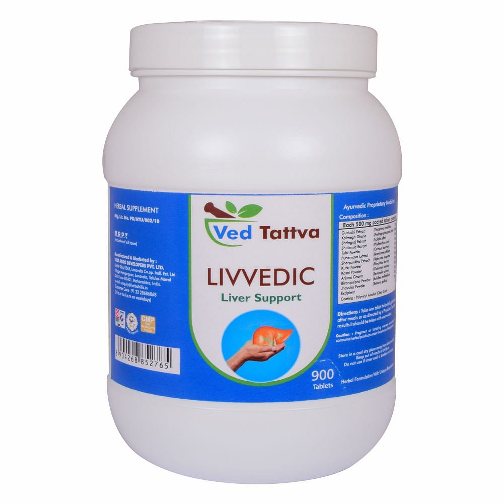 

Ved Tattva LIV VEDIC - 900 Tablets