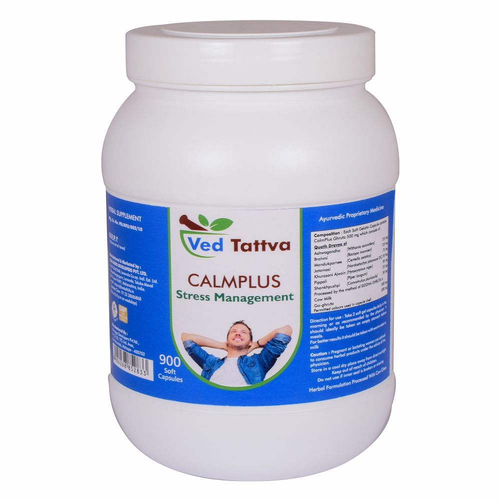 

Ved Tattva Calm Plus - 900 Capsules