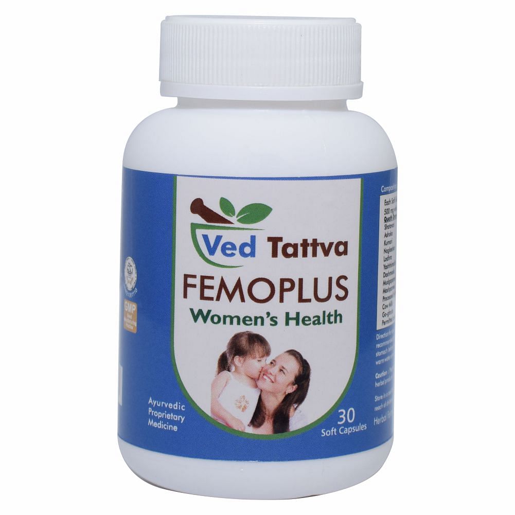 

Ved Tattva Femo Plus - 30 Capsule