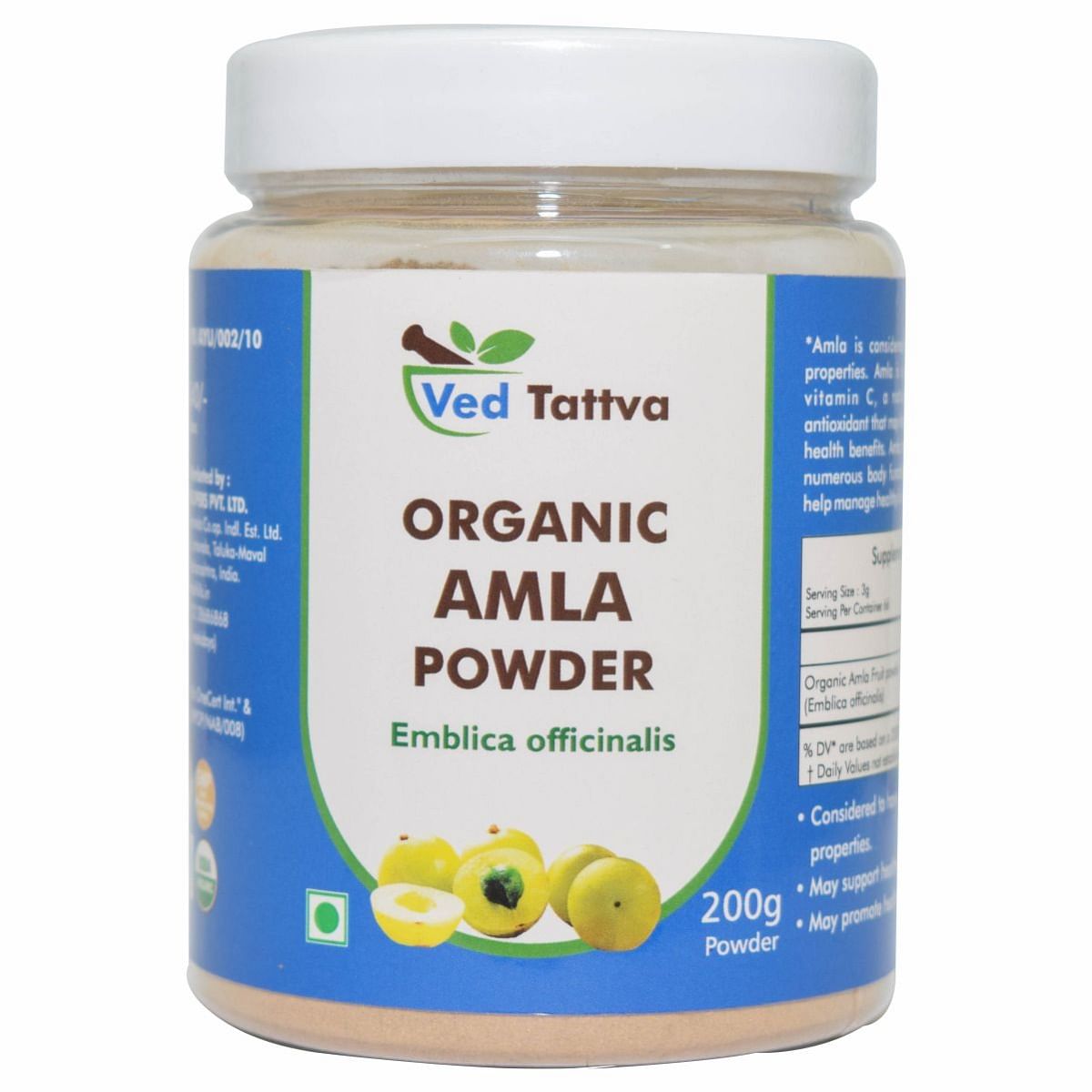 

Ved Tattva Organic Amla Powder 200 gms