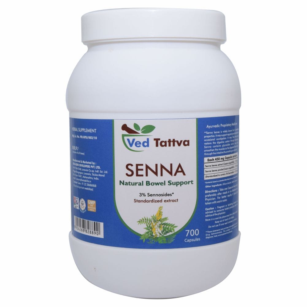 

Ved Tattva Senna 700 Capsules