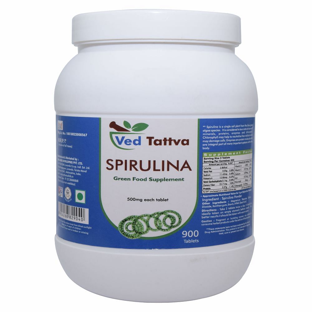 

Ved Tattva Spirulina 900 Tablets