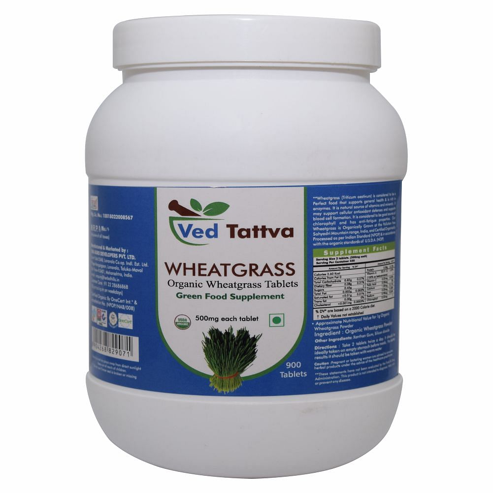 

Ved Tattva Wheatgrass - 900 Tablets Value Pack