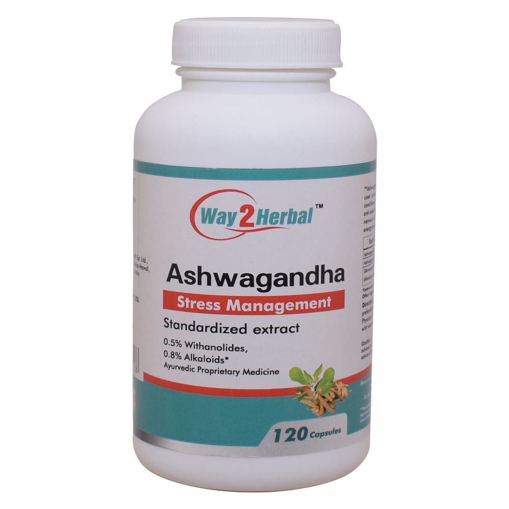 

Way2herbal Ashwagandha 120 Capsules