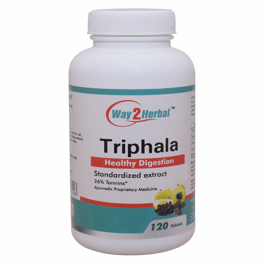 

Way2herbal Triphala 120 Tablets