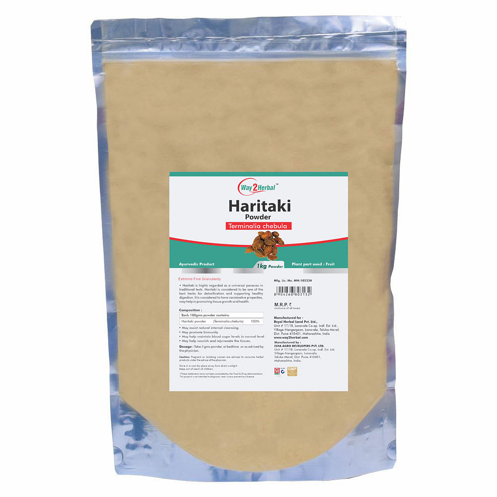 

Way2herbal Haritaki Powder - 1 kg