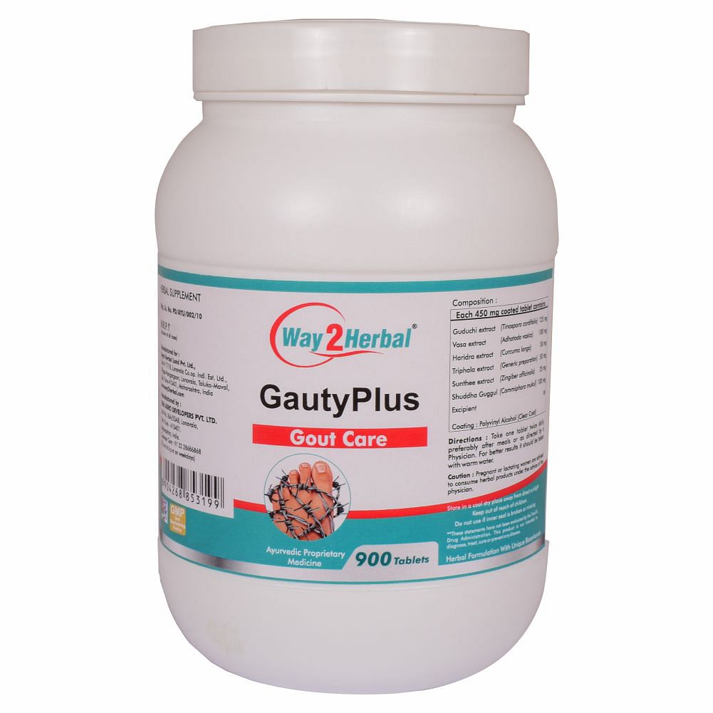 

Way2herbal GAUTYPLUS - 900 Tablets