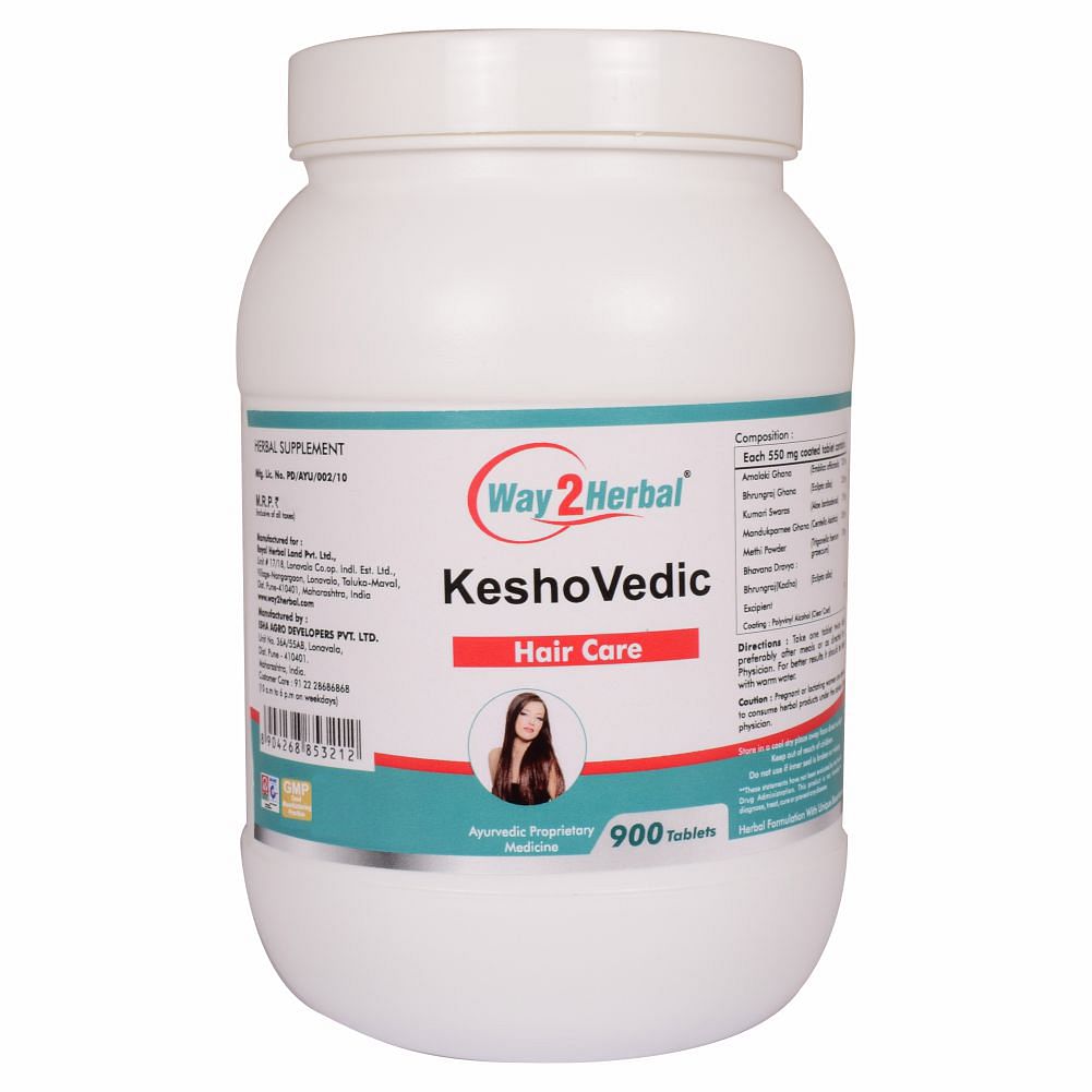 

Way2herbal KESHOVEDIC - 900 Tablets