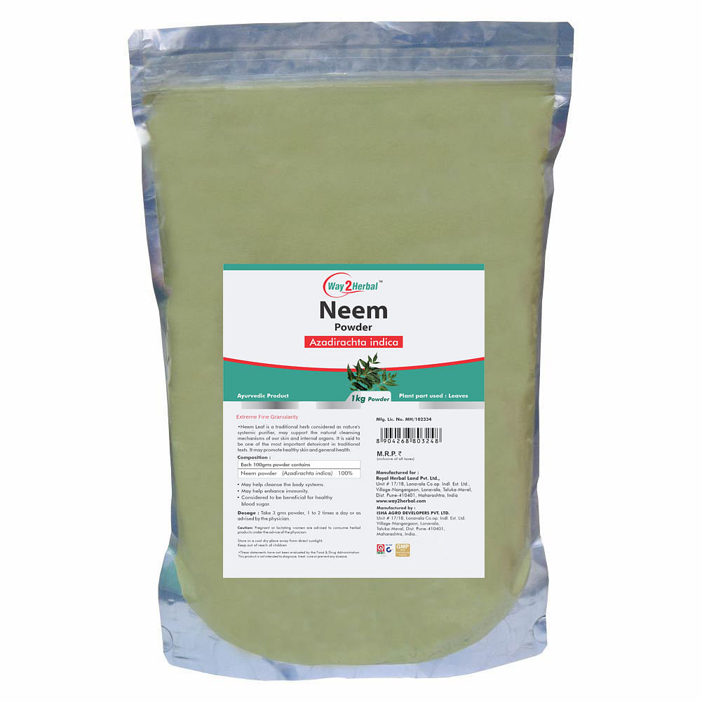 

Way2herbal Neem patra powder - 1 kg