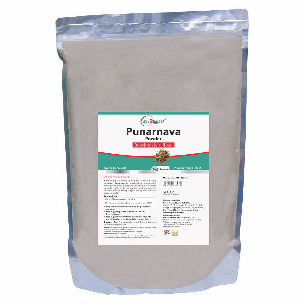 

Way2herbal Punarnava Powder - 1 kg