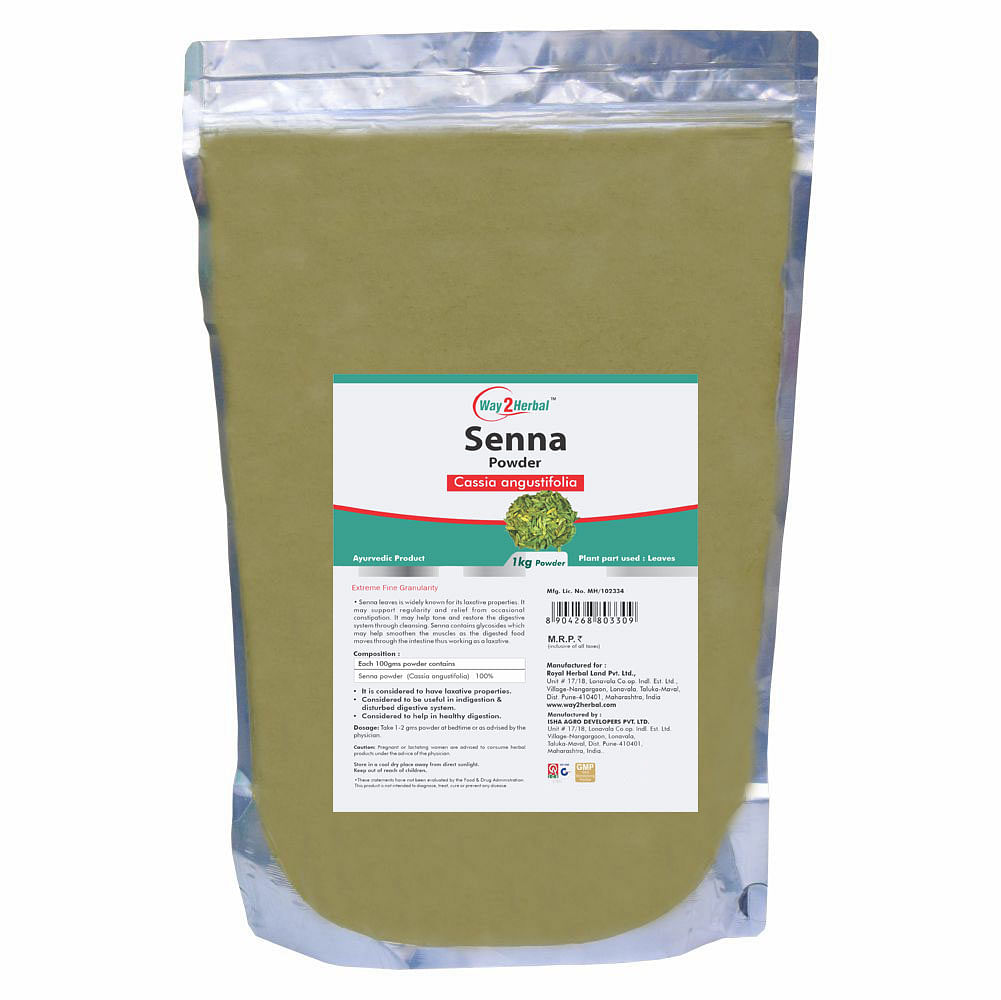 

Way2herbal Senna powder - 1 kg