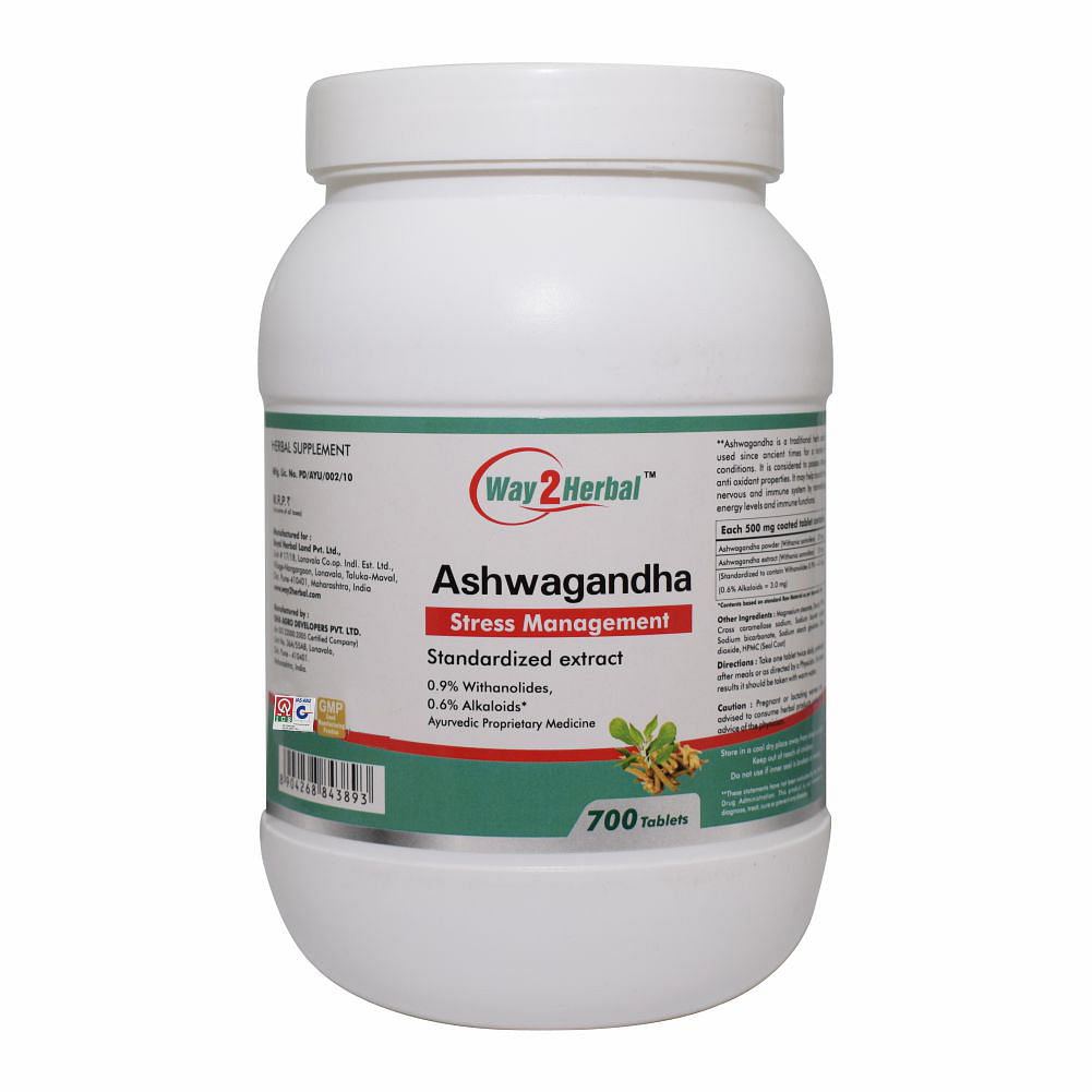 

Way2herbal Ashwagandha 700 Tablets