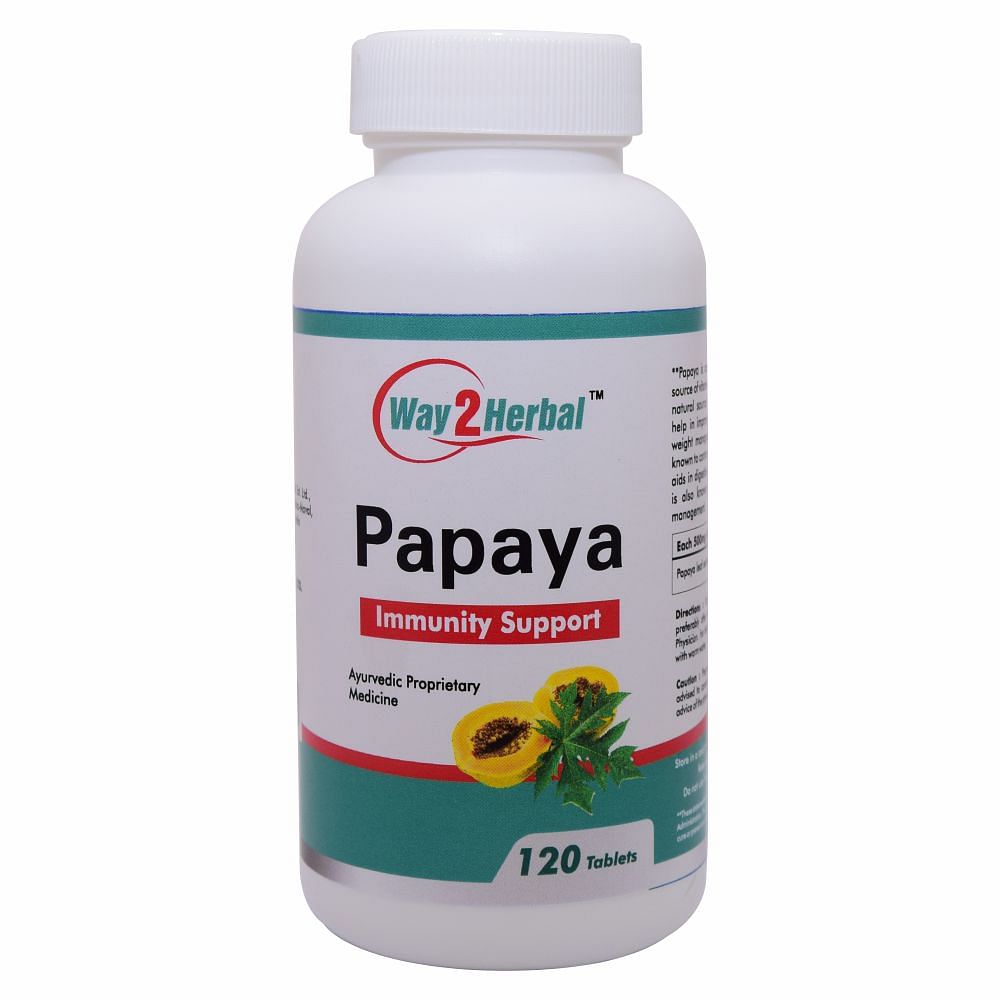 

Way2herbal Papaya 120 tablets