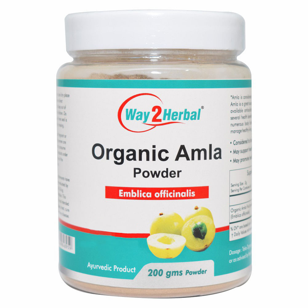 

Way2herbal Organic Amla Powder 200 gms