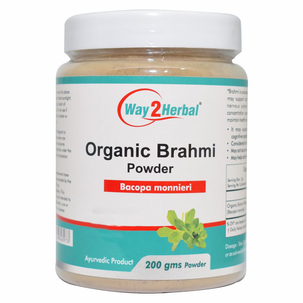 

Way2herbal Organic Brahmi Powder 200 gms