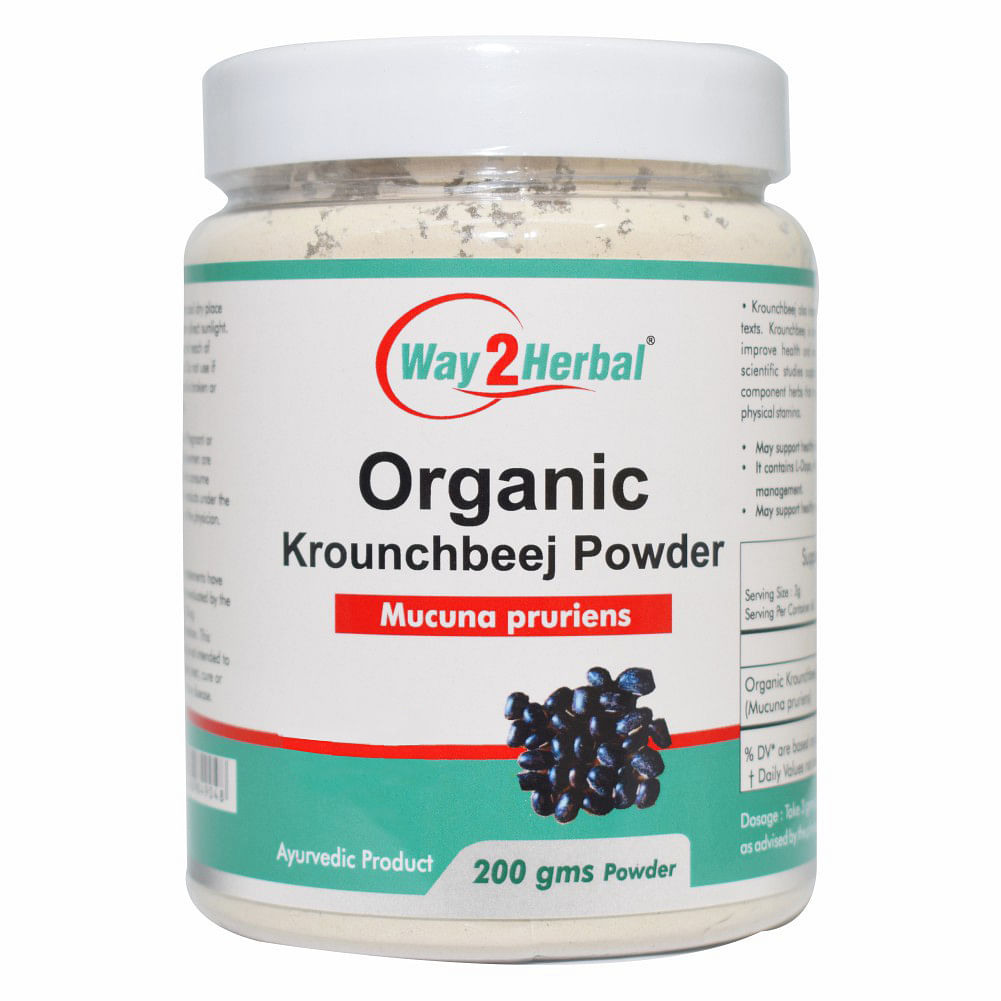 

Way2herbal Organic Krounchbeej Powder - 200gms