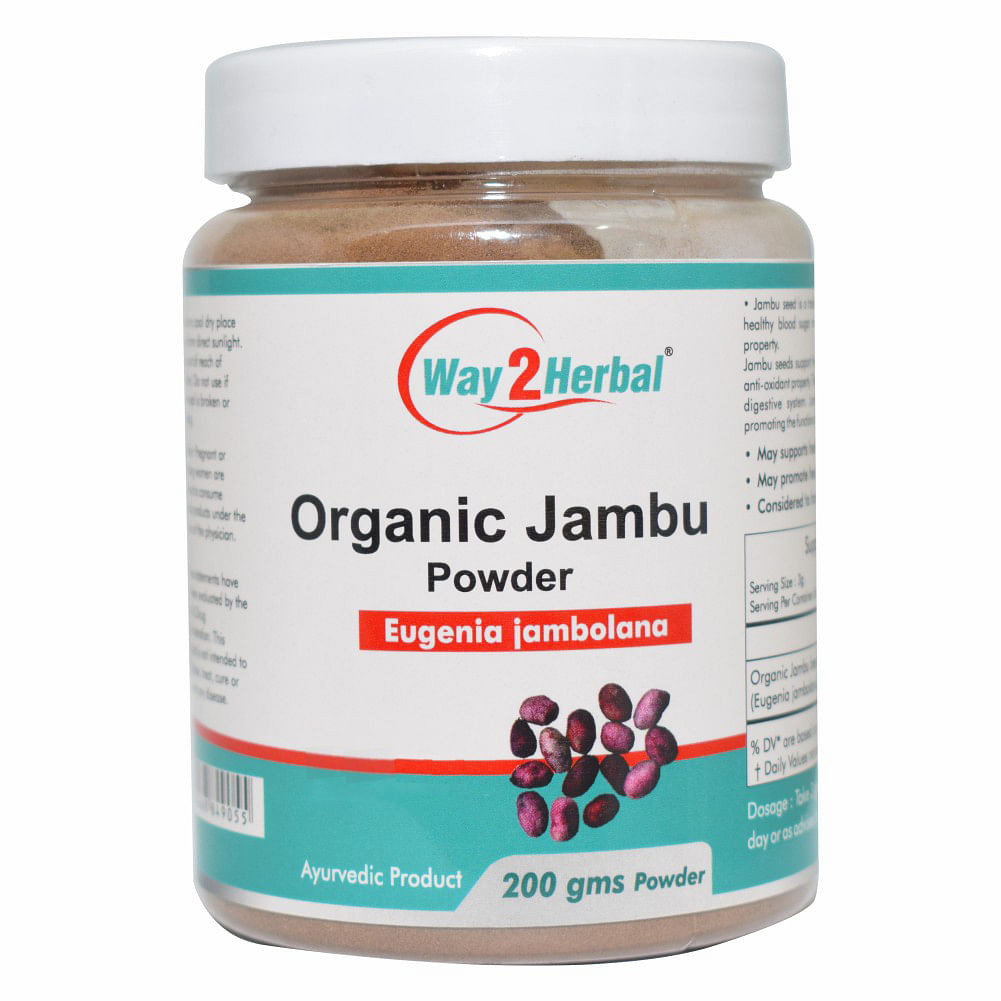 

Way2herbal Organic Jambu beej Powder - 200gms