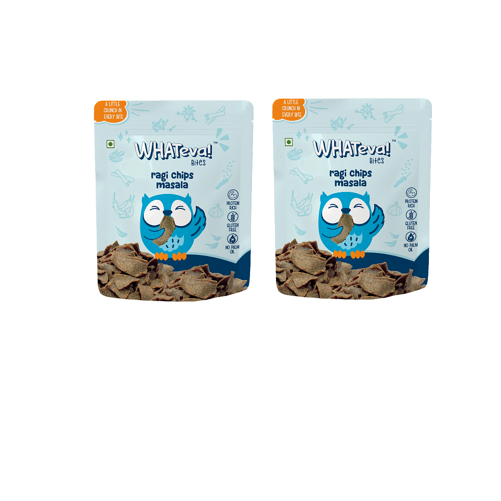 

WHATeva! bites Masala Ragi Chips 100 gm (Pack of 2)