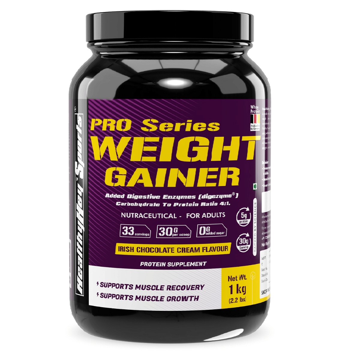 HealthyHey Nutrition Weight Gainer with Complex Protein Mix Sugar
