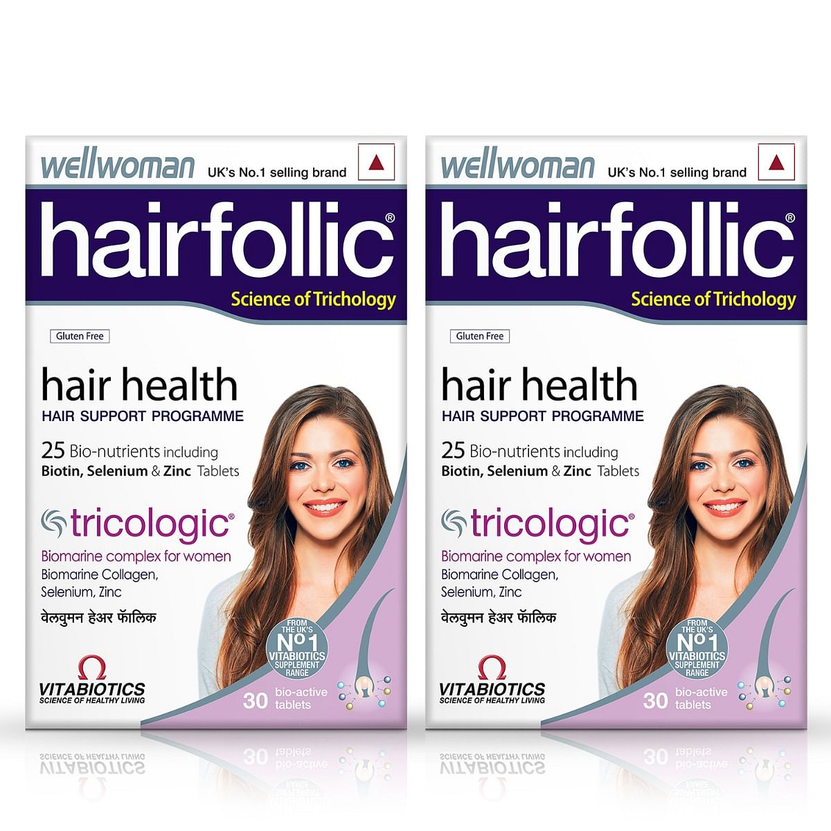 

Wellwoman Hairfolic 30 Tablet (Pack of 2)
