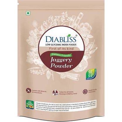 

Diabliss Diabetic Friendly Low Glycemic Index (GI) Jaggery Powder 500g Pouch