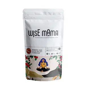 Wise Mama Berries And Nuts Millet Porridge (Daliya / Dalia), High Fibre, High Protein, Complex Carbs, Gluten Free - 300 Gm (Pack Of 1)