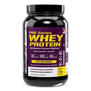 HealthyHey Sports Whey Protein Concentrate - Unflavoured - 1kg