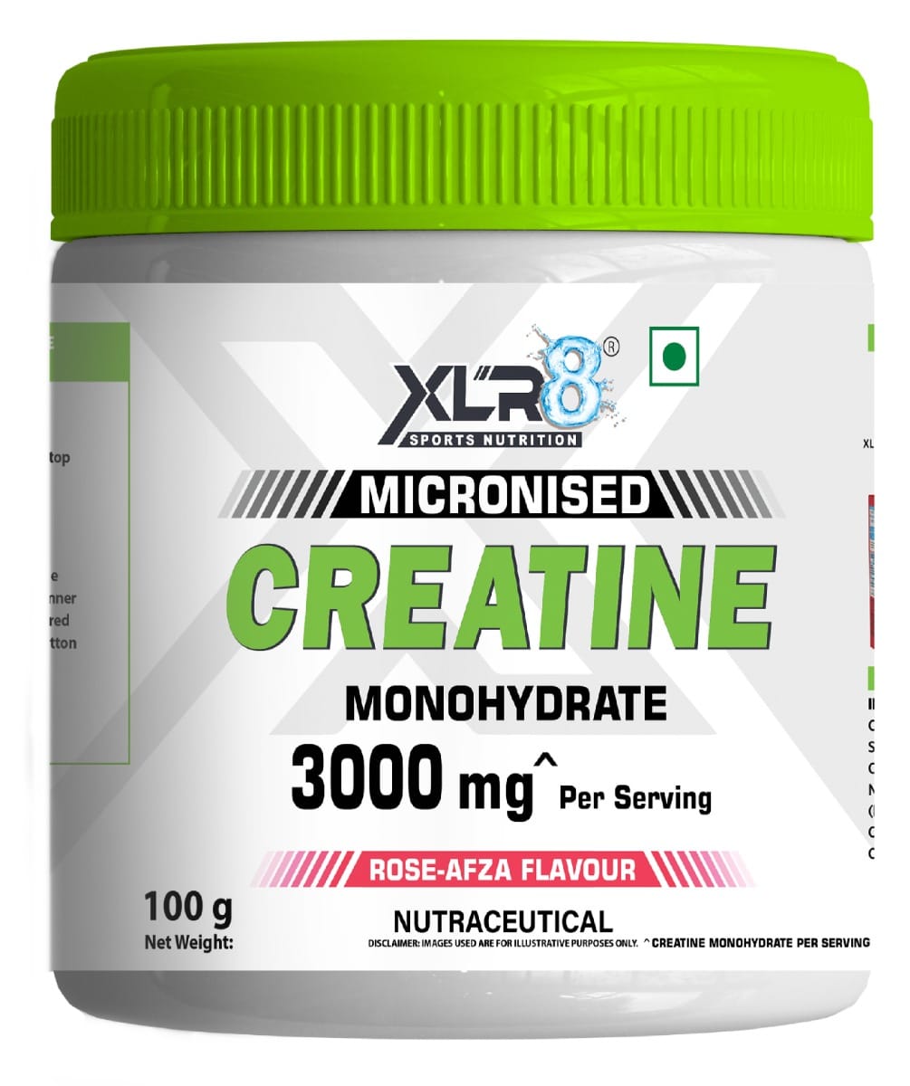 

XLR8 Creatine Monohydrate Powder Micronized, 100g (Rose Afza)