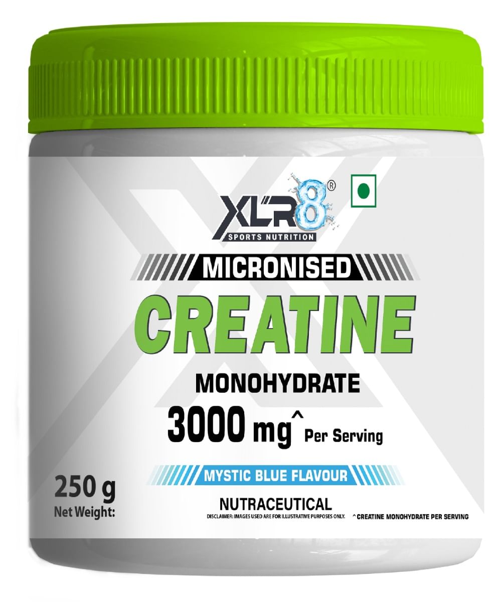 

XLR8 Creatine Monohydrate Powder Micronized, 250g (Mystic Blue)