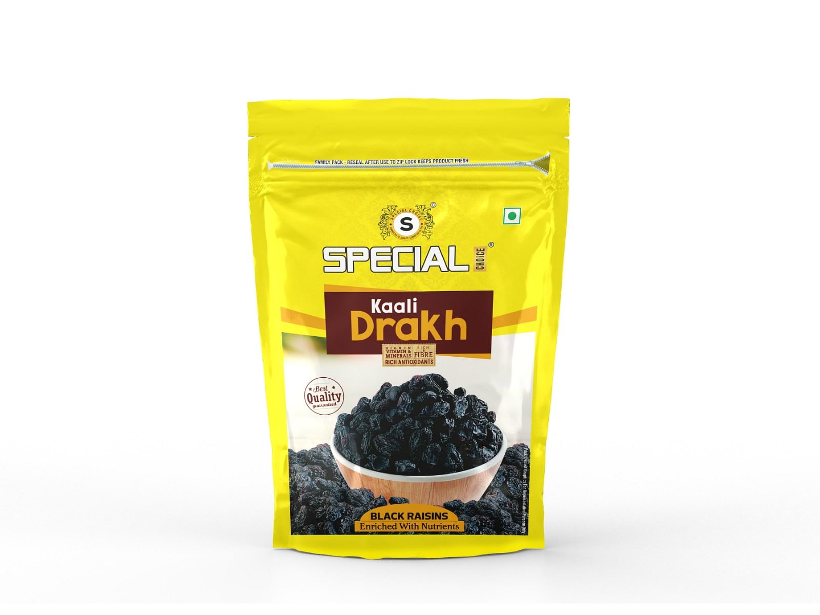 

Special Choice Kali Darakh / Black Raisins (Seedless) 250g x 3