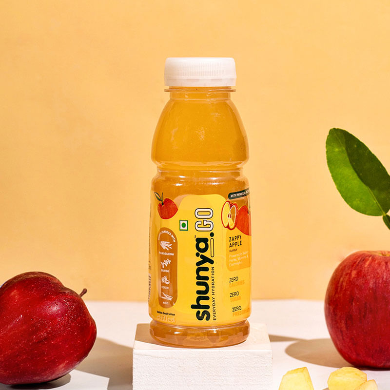 

Shunya Go Zappy Apple | Sugar Free Flavoured Drink | Immunity-Boosting | 0 Calories & 0 Preservatives | Everyday Hydration – Vitamins, Minerals & E...