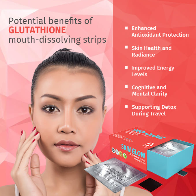 glutathione mouth dissolving strips BonAyu L-Glutathione 500mg and Vitamin C 120mg Mouth Dissolving Strips -  Improves Skin & Liver Health - Butterscotch Flavour - Made with Natural  Ingredients main image 0