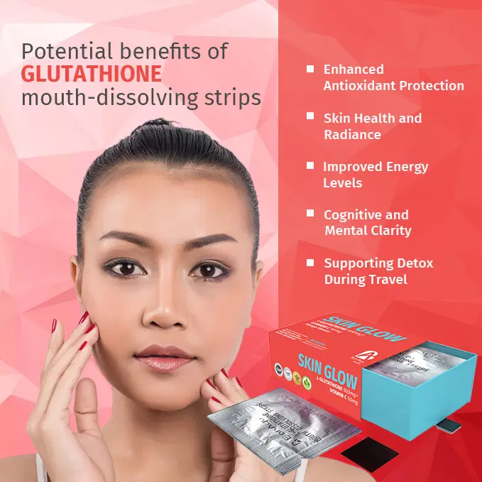 Bonaiyu Glutathione And Vitamin C Mouth Dissolving Strips Dietary Glow Skin Supplement For Skin Lightening And Wellness (20 Strips) Bonaiyu Glutathione And Vitamin C Mouth Dissolving Strips Dietary Glow Skin Supplement For Skin Lightening And Wellness (20 Strips)