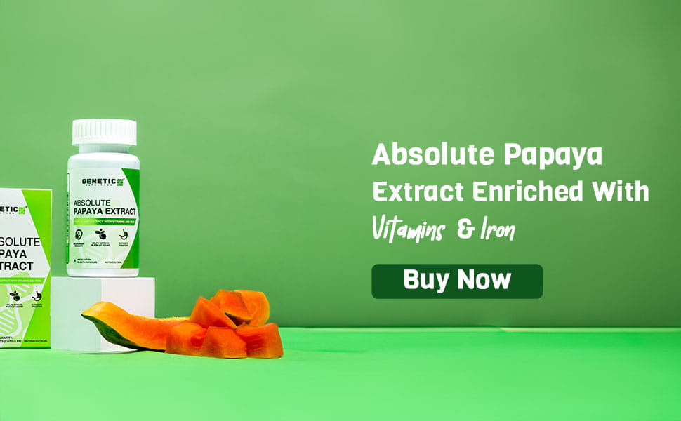 Genetic Nutrition Absolute Papaya Extract Supplement | Supports ...