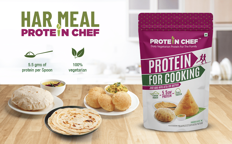 Protein Chef Protein Mix for Atta 500g | Roti Protein to Double the ...