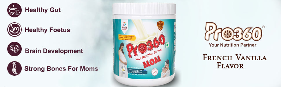 Pro360 MOM Protein Powder Nutritional Supplement for Pregnant ...