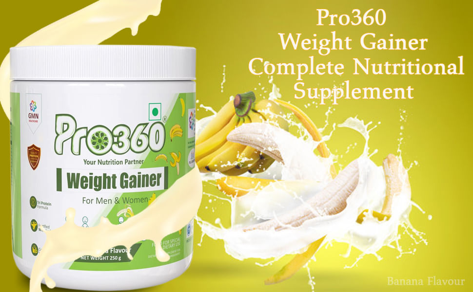 Pro360 Weight Gainer High Protein Powder Calorie Rich Complete