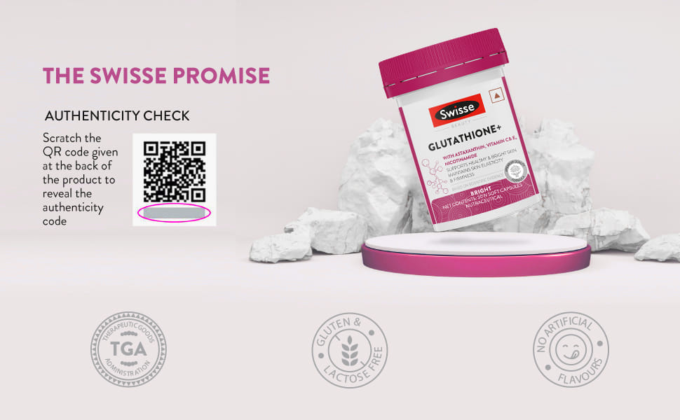 swisse glutathione review Swisse Glutathione+ | 30 Capsules | Astaxanthin | Vitamin C & E |  Nicotinamide | Bright Skin